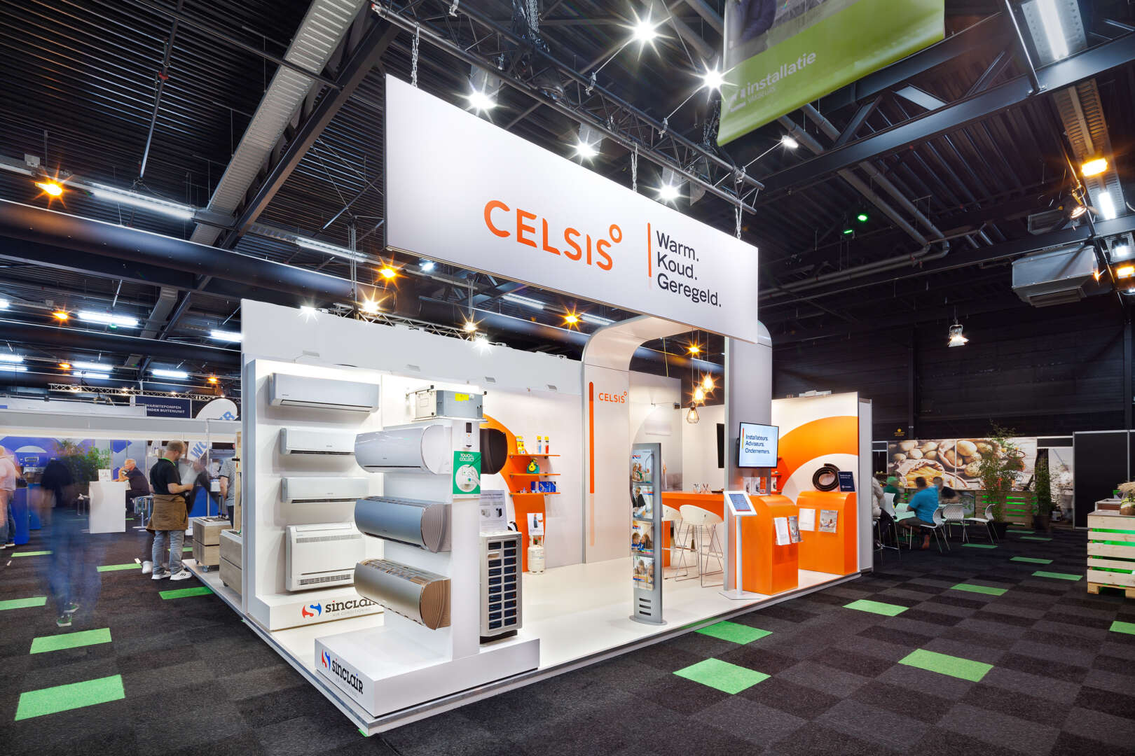 Modular booth construction for Celsis 