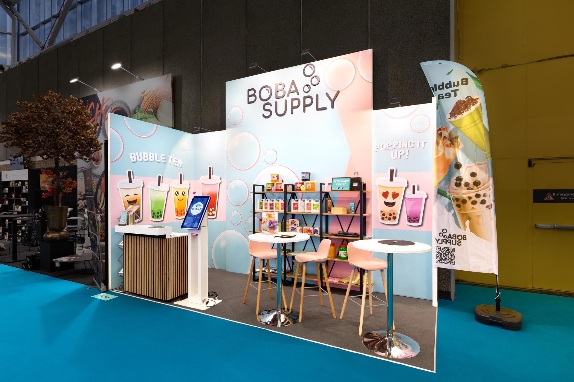 Beursstand Boba Supply op Horecava