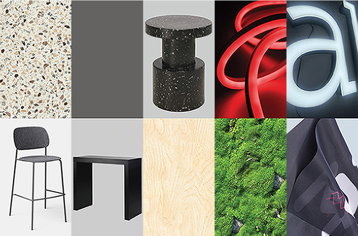 ECI Software Solutions - Treetop op Bouwbeurs. Visueel statement in de beurshal