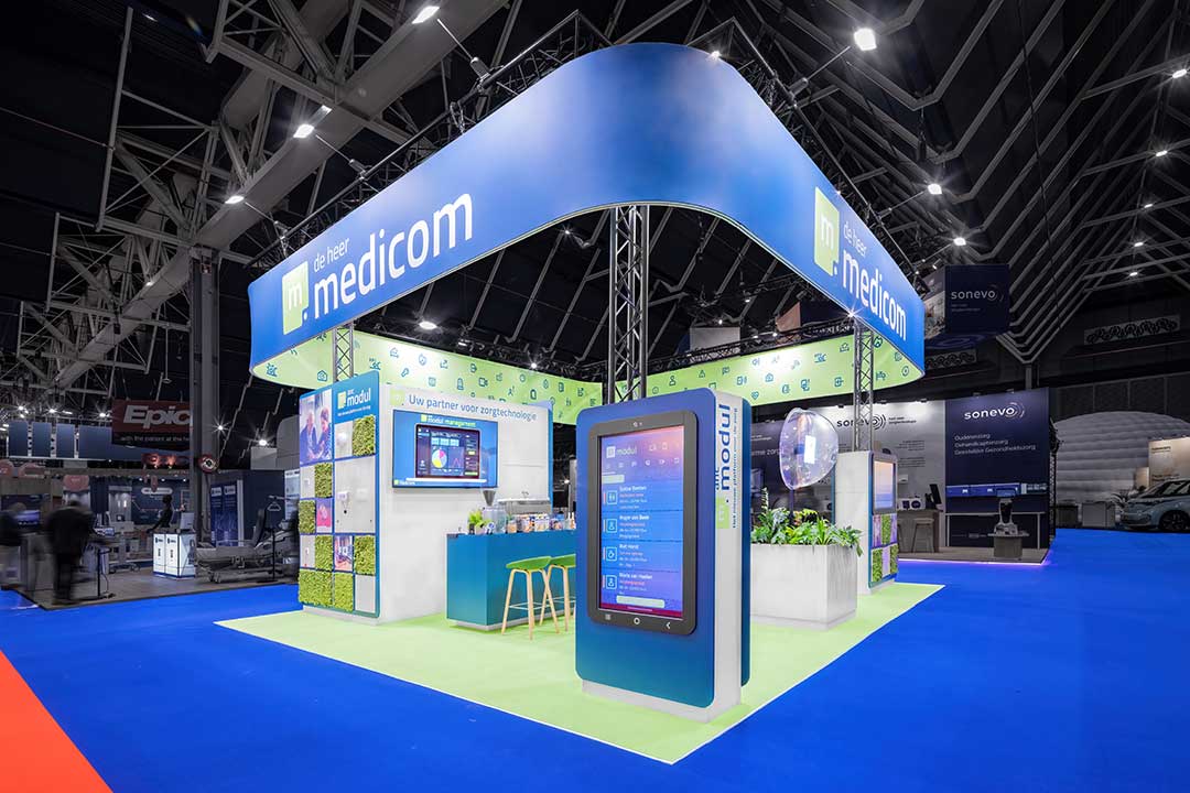 Beursstand De Heer Medicom Zorg & ICT
