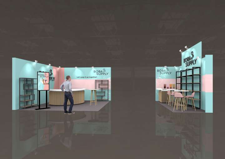 Beursstand Boba Supply op Horecava