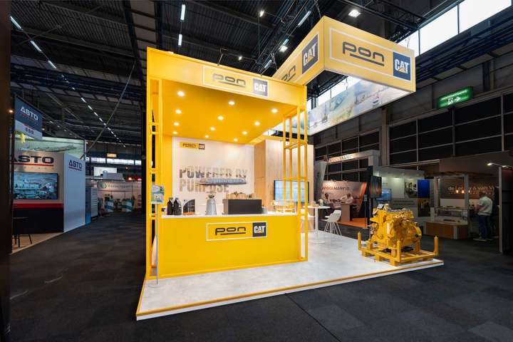 Exhibition Stand Pon Power at Maritime Industry